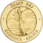 Besedické skály - bludiště Kalich, Medaile Pamětník - Česká republika č. 287