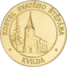 Kvilda - kostel svatého Štěpána, Medaile Pamětník - Česká republika č. 295